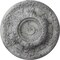 Ekena Millwork Granada Ceiling Medallion (Canopies up to 7 1/8"), 23 1/2"OD x 2 3/4"P, Ultra Pure White Crackle CM24GAUWC - alternate 1